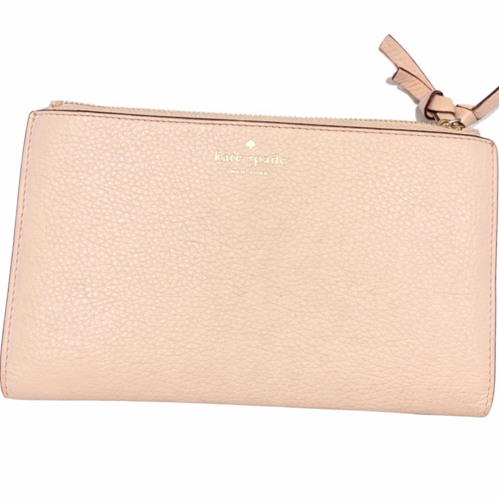 Kate Spade Pink Leather Clutch/Wallet